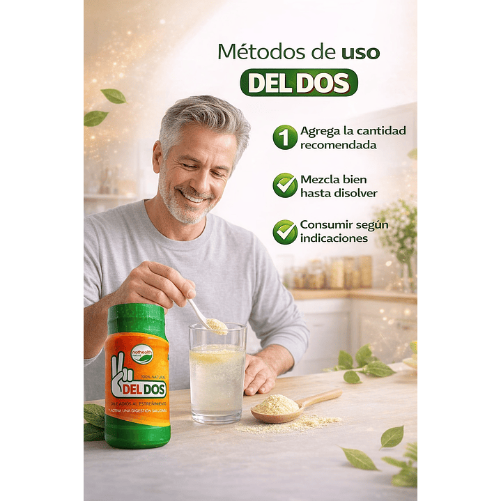 Del Dos Regulador Digestivo Natural Adios Estreñimiento Pack x2 5