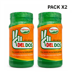 Del Dos Regulador Digestivo Natural Adios Estreñimiento Pack x2