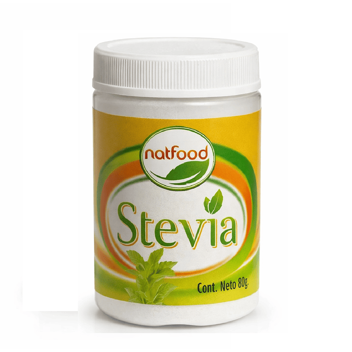 Stevia Endulzante Natural En Polvo Natfood 80g Pack X6 2