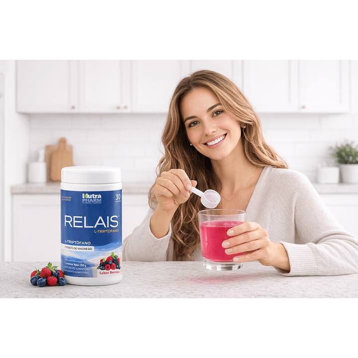 Relais Citrato De Magnesio Sabor Berries 30 Porciones Nutrapharm 5