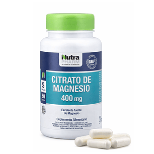 Citrato De Magnesio Nutrapharm 400 Mg