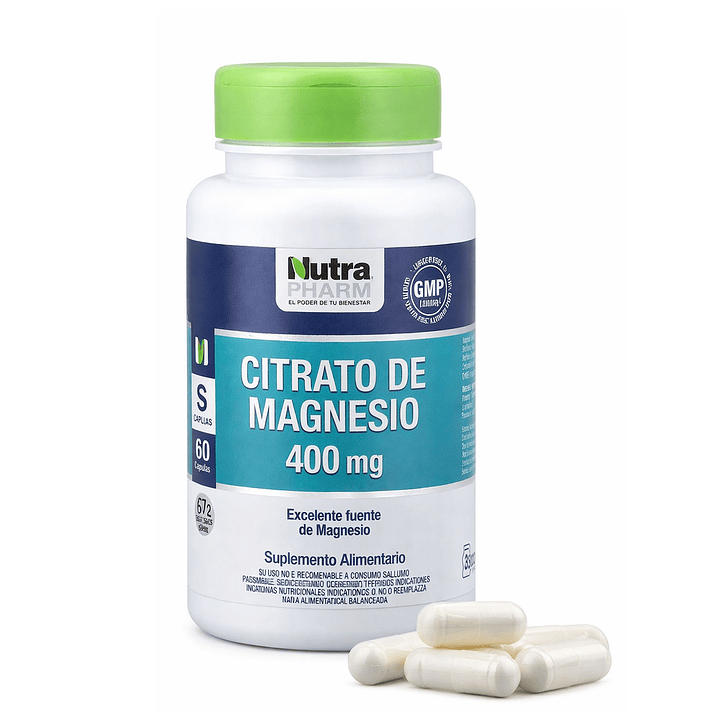Citrato De Magnesio Nutrapharm 400 Mg 1
