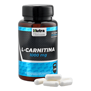 L-Carnitina 1000 mg 90 Cápsulas Nutrapharm