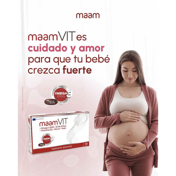 Kit Completo Maam 5 Productos Reafirmante Antiestrias Embarazo 5