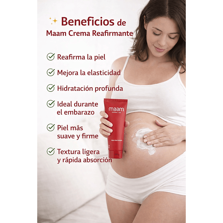 Kit Completo Maam 5 Productos Reafirmante Antiestrias Embarazo 7