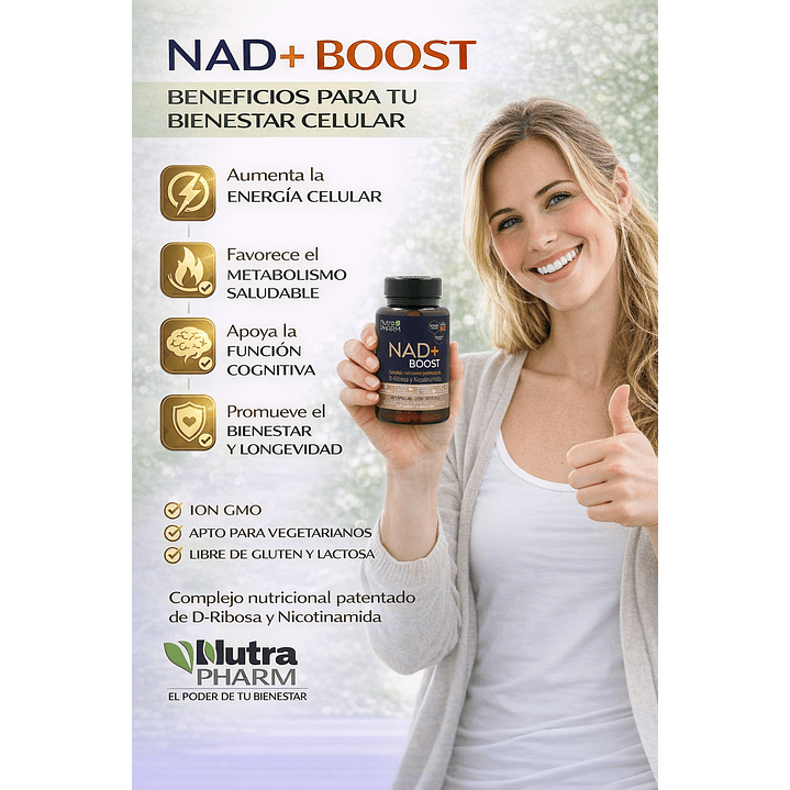 NAD+ BOOST X 60 CAPSULAS X36g x60 Cápsulas  4