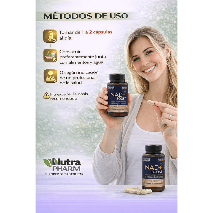 NAD+ BOOST X 60 CAPSULAS X36g x60 Cápsulas  5