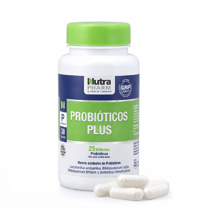 Probióticos Plus Nutrapharm X30 Capsulas 3