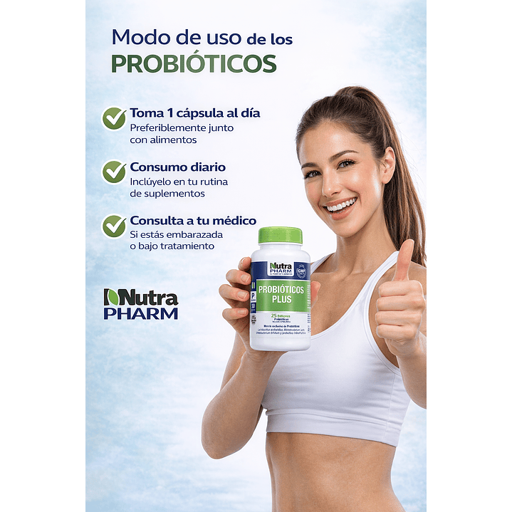 Probióticos Plus Nutrapharm X30 Capsulas 5