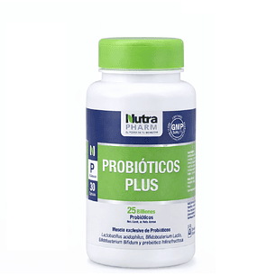 Probióticos Plus Nutrapharm X30 Capsulas