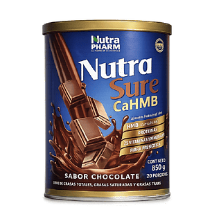 Nutrasure Cahmb Chocolate Pvo X 850g  Nutrapharm