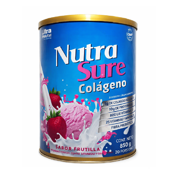 Nutrasure Colageno Sabor Frutilla Suplemento 850g 1