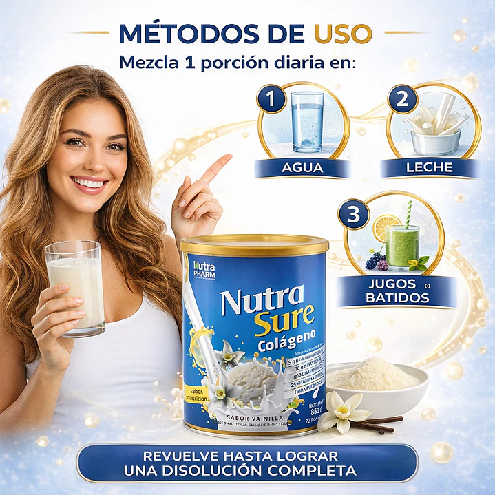 Nutrasure Colágeno Vainilla 850g 5