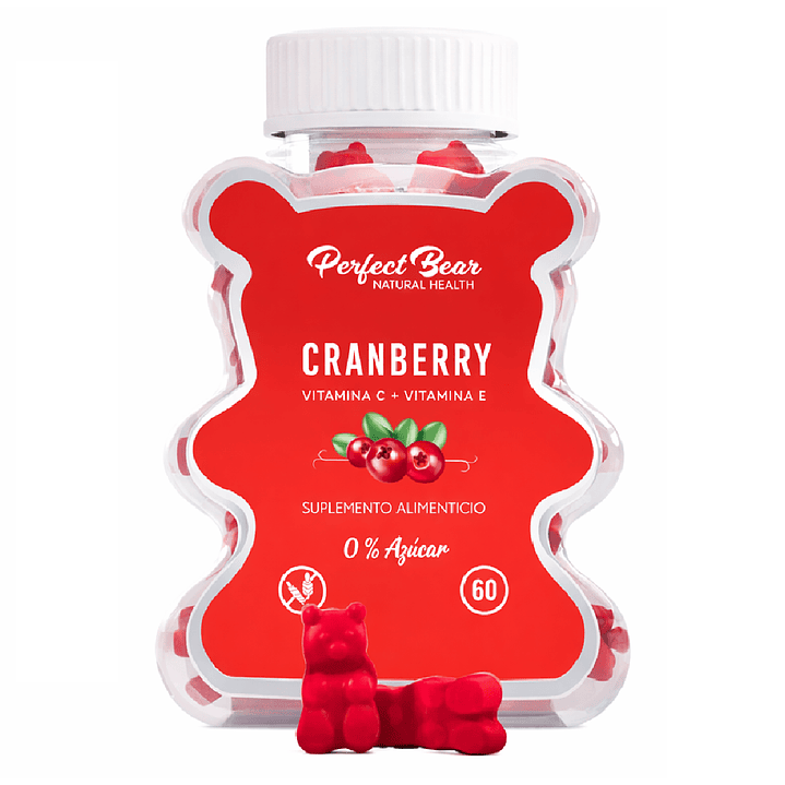 Perfect Bear Cranberry Vit C + E 0% Azucar X60 Gomitas 4