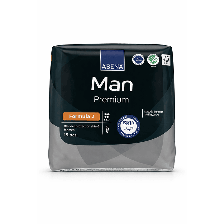 Apósito De Incontinencia Masculino Abena Man X15u Pack X6 3