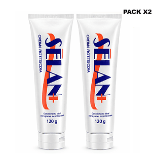 Selan Crema Antiescaras 120g Pack X2