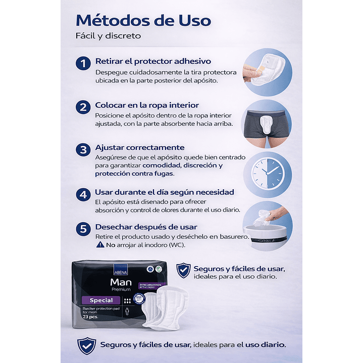 Abena Man Premium Aposito Extra Absorcion X23 Unidades 6