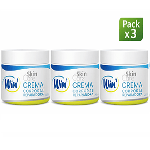 Win Crema Corporal Antiescaras 250ml Pack X3