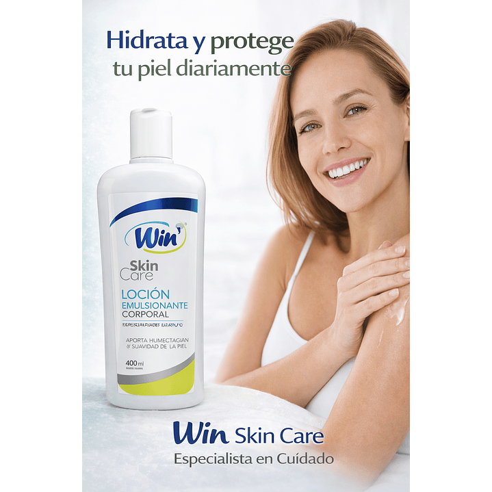 Win Loción Emulsionante Corporal 400ml 4