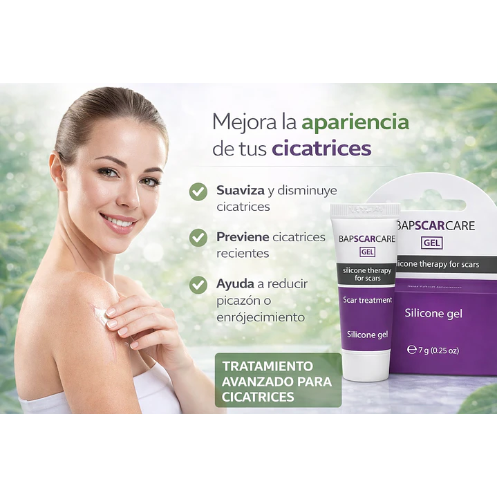 Silicona Gel Bap Scar Care Antiguo Strataderm 7gr 4