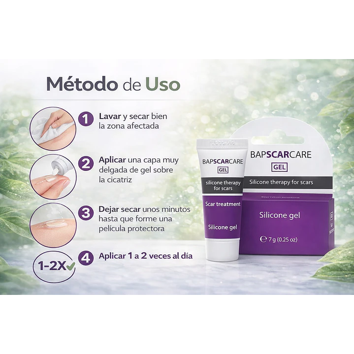 Silicona Gel Bap Scar Care Antiguo Strataderm 7gr 5