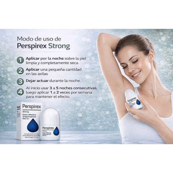 Perspirex Strong Extra Efectivo Roll On 20ml 4