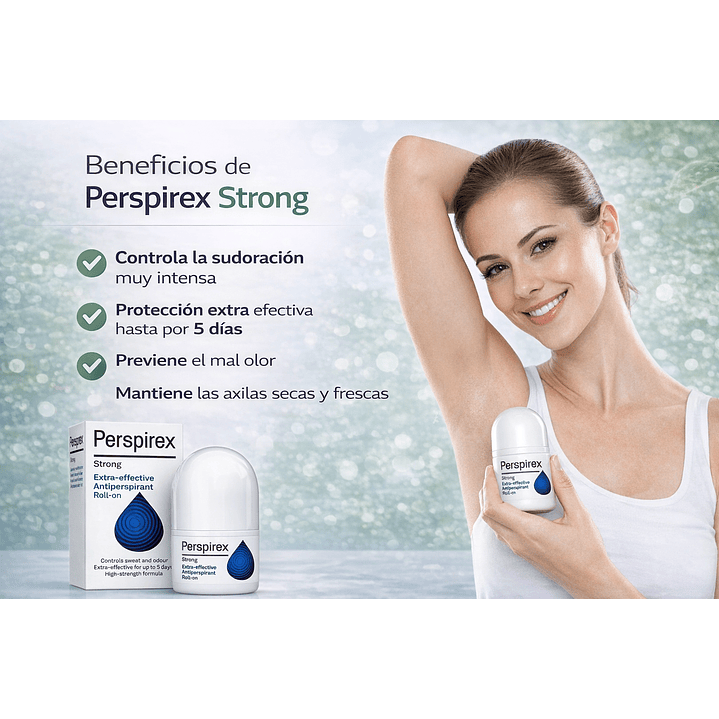 Perspirex Strong Extra Efectivo Roll On 20ml 6