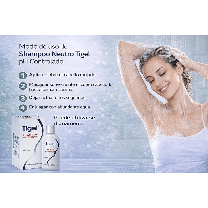 Shampoo Neutro Tigel Ph Controlado 265ml  5