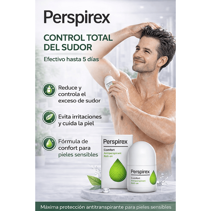 Perspirex Antitranspirante Roll-on Comfort 20ml 7
