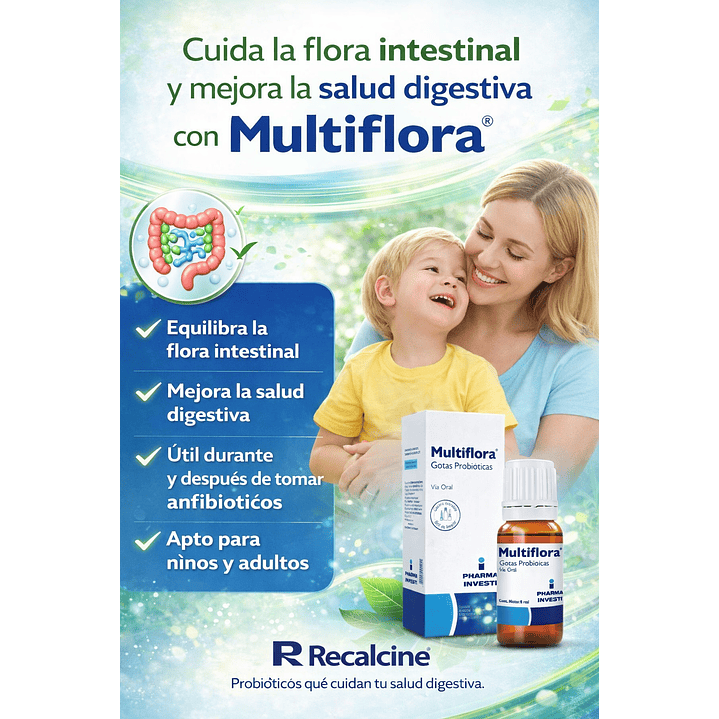 Multiflora Gotas Probioticas 8ml Sabor Sin Sabor 4
