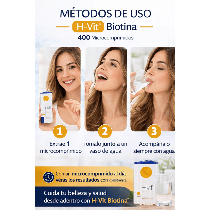 H-vit Biotina 150mcg 400 Microcomprimidos 5