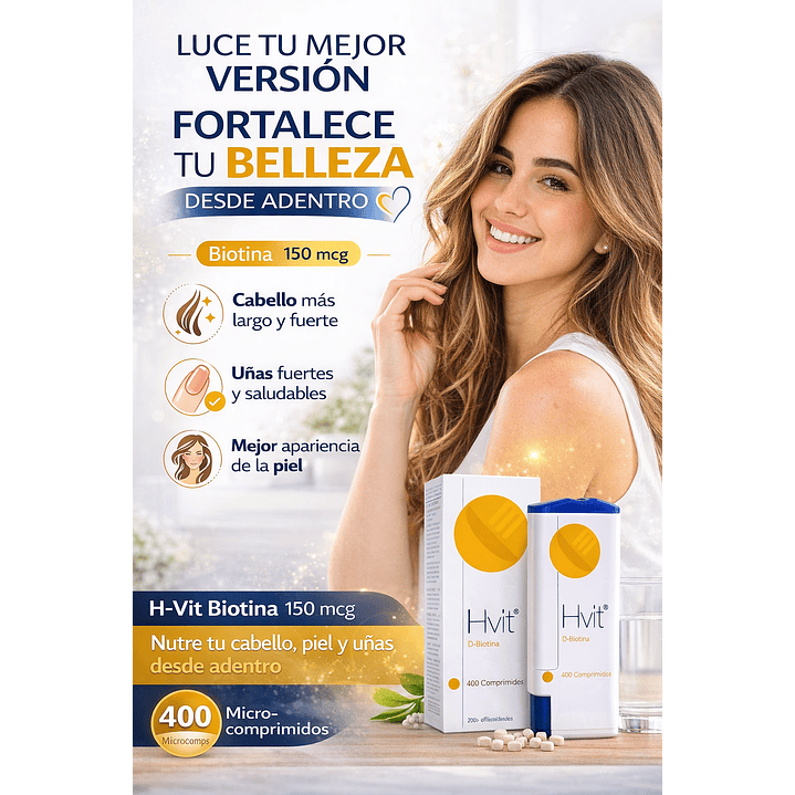 H-vit Biotina 150mcg 400 Microcomprimidos 6