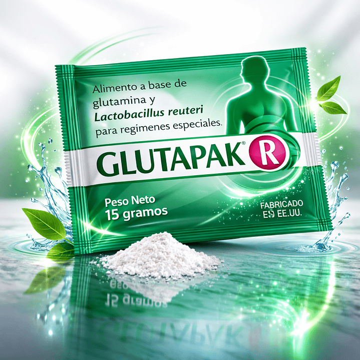 Glutapak R L-glutamina Y Lactobacillus Flora Intestinal 15g Pack x7 4
