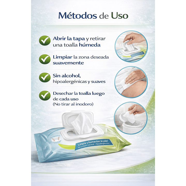 Toallas Humedas Para Adultos Win X45 Unidades Caja X10 3