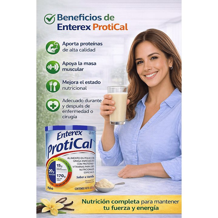 Enterex Protical Sabor Vainilla 420g 3