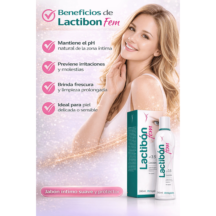 Jabon Intimo Femenino Lactibon Fem 240ml 5