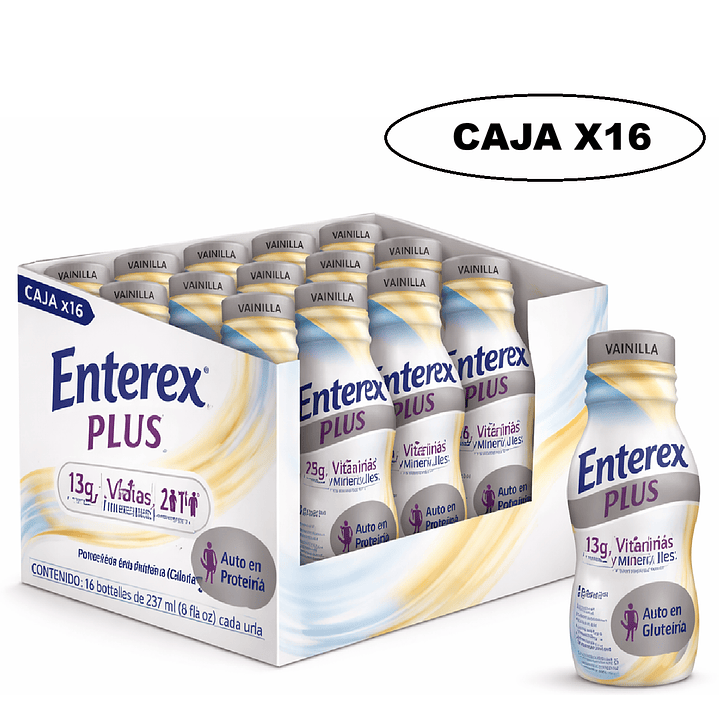 Enterex Plus Vainilla 237ml Caja X16 1