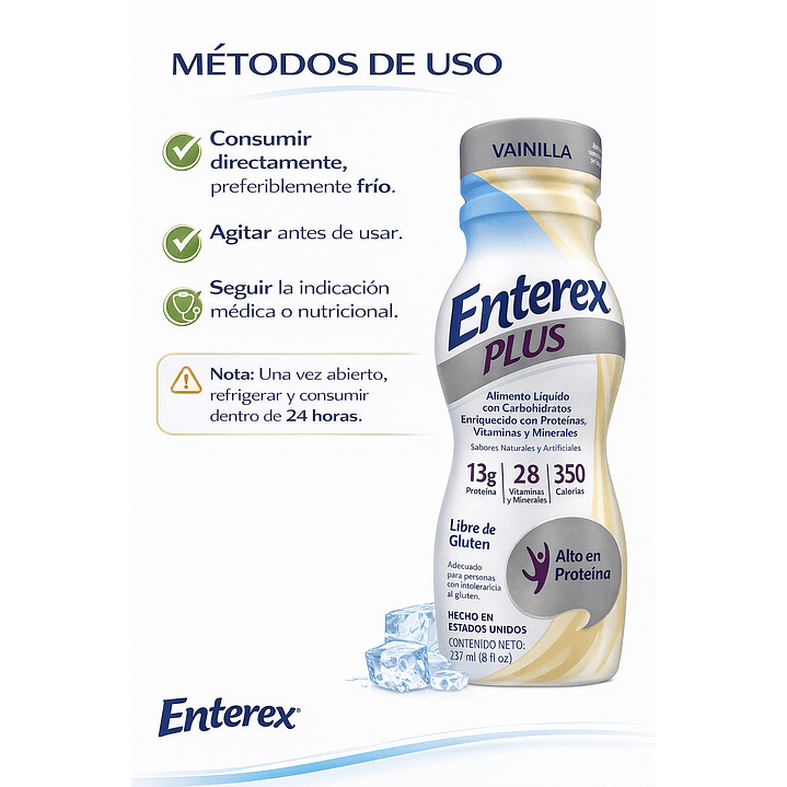 Enterex Plus Vainilla 237ml Caja X16 6