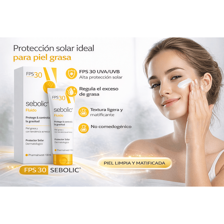 Protector Solar Pharma Investi Sebolic 30fps 6