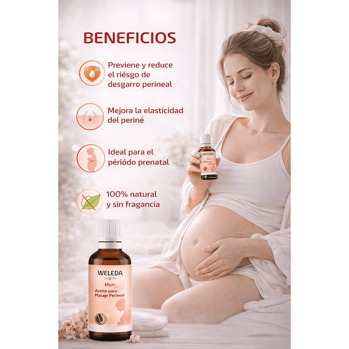 Aceite Para Masaje Perineal Weleda 50ml  2