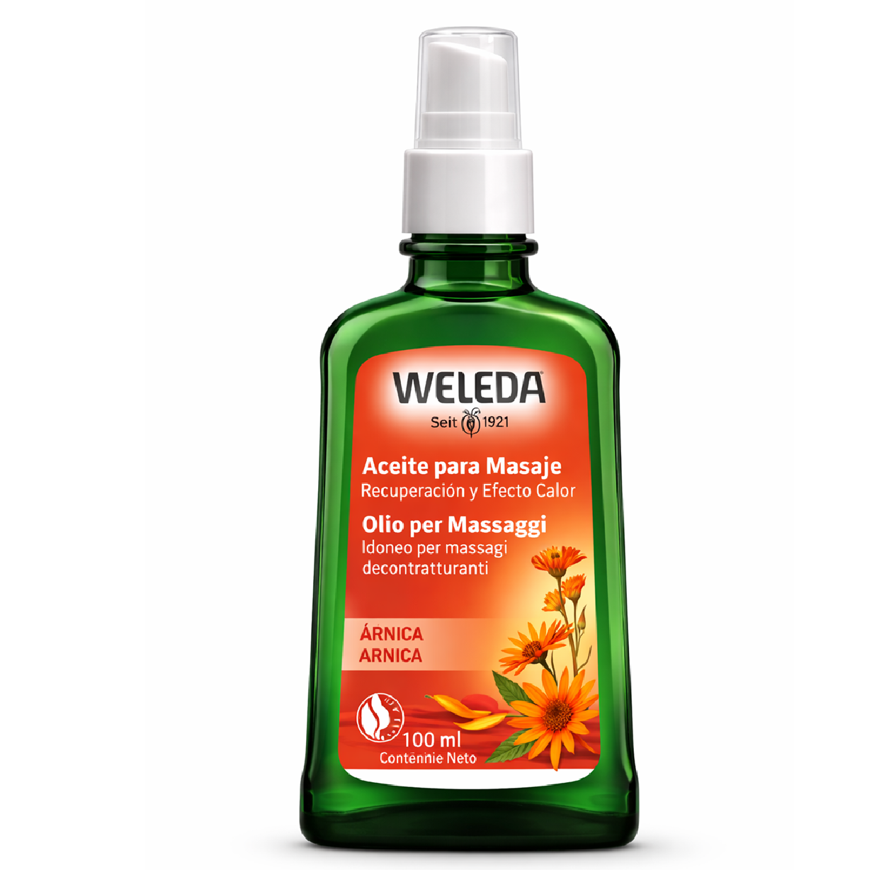 Aceite de Árnica Para Masaje Reparación Muscular Weleda 100ml