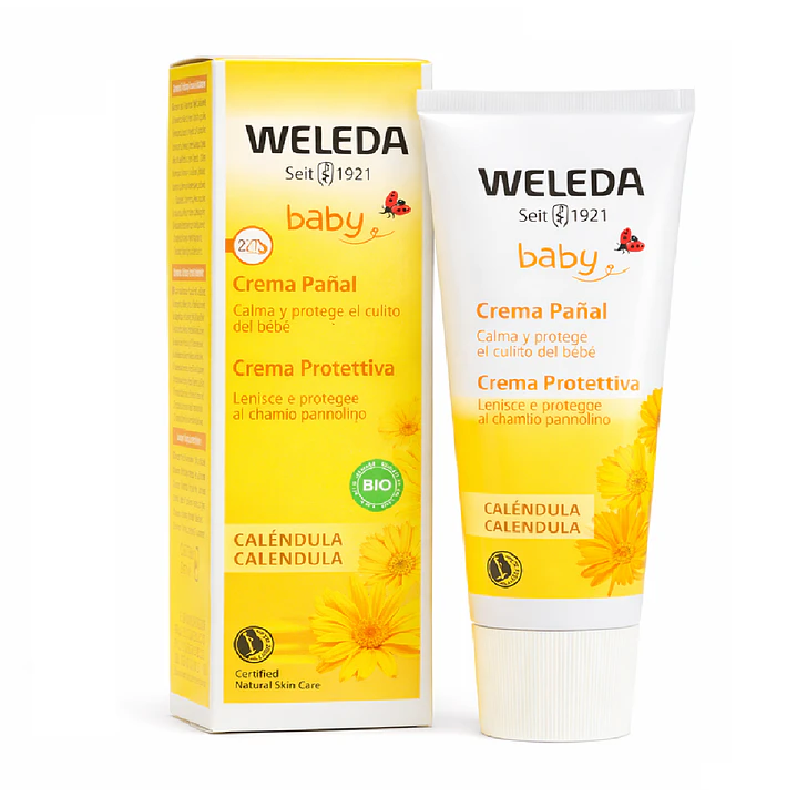Crema De Pañal Caléndula Weleda Baby Antipañalitis 75ml 1