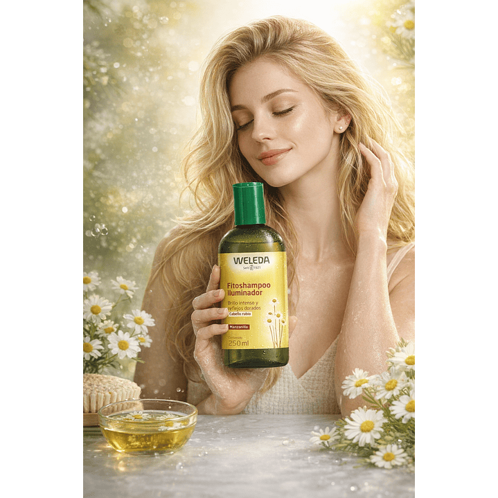 Fitoshampoo Iluminador Manzanilla Weleda 250ml 5