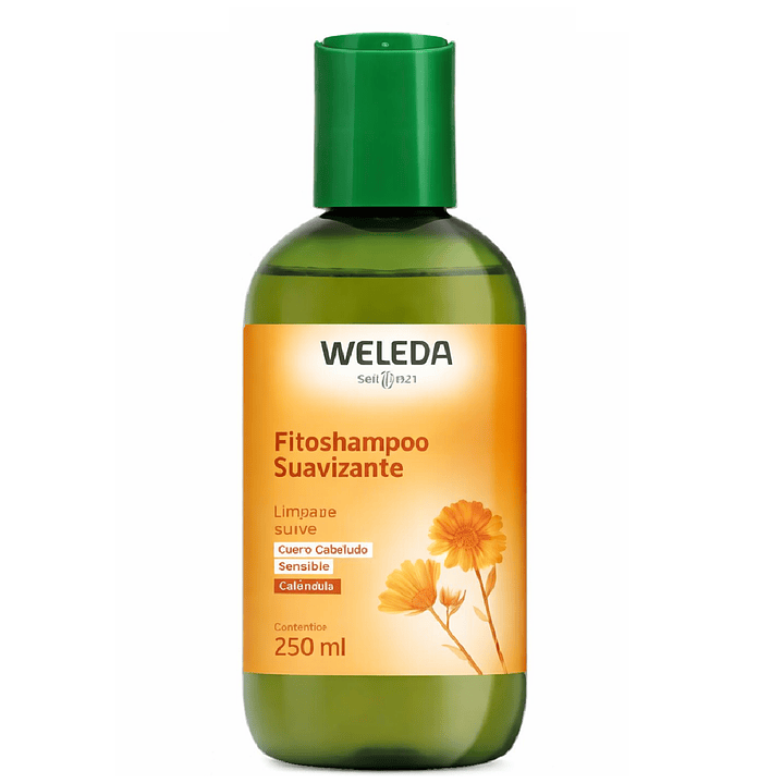 Fitoshampoo Caléndula Cuero Cabelludo Sensible Weleda 250ml 1