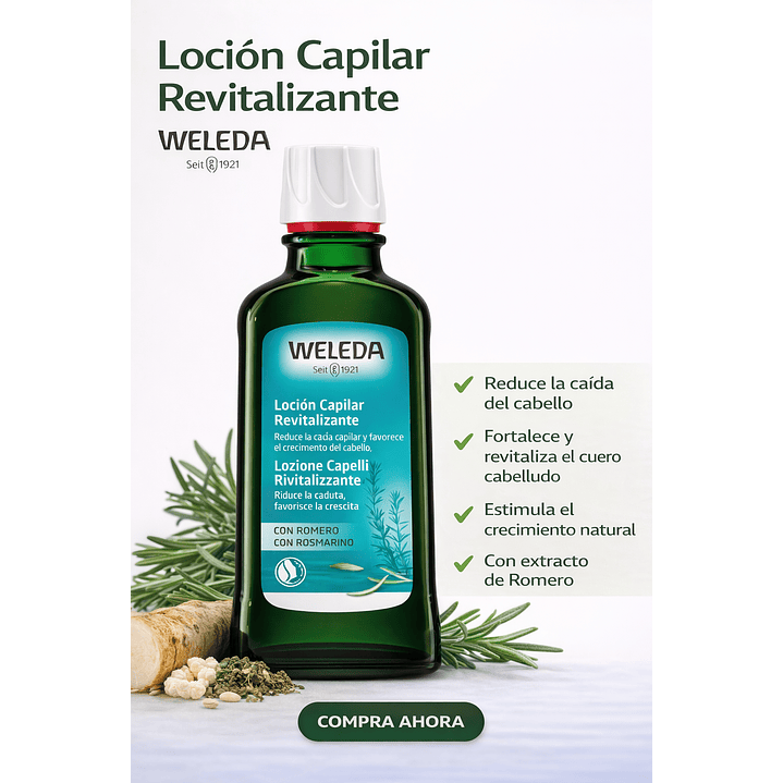 Locion Capilar Revitalizante Weleda 100ml 6