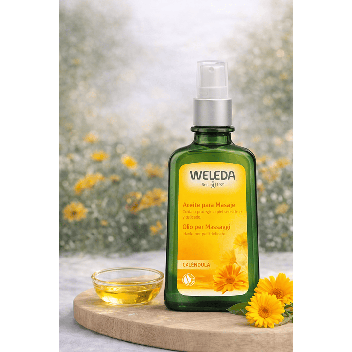 Aceite Para Masaje De Caléndula Weleda 100ml Apto Vegano Celíaco 7