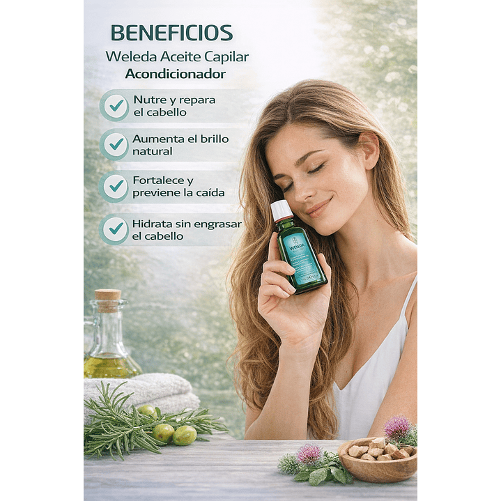Aceite Capilar Acondicionador Weleda 50ml 4
