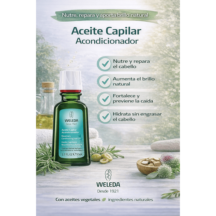 Aceite Capilar Acondicionador Weleda 50ml 5