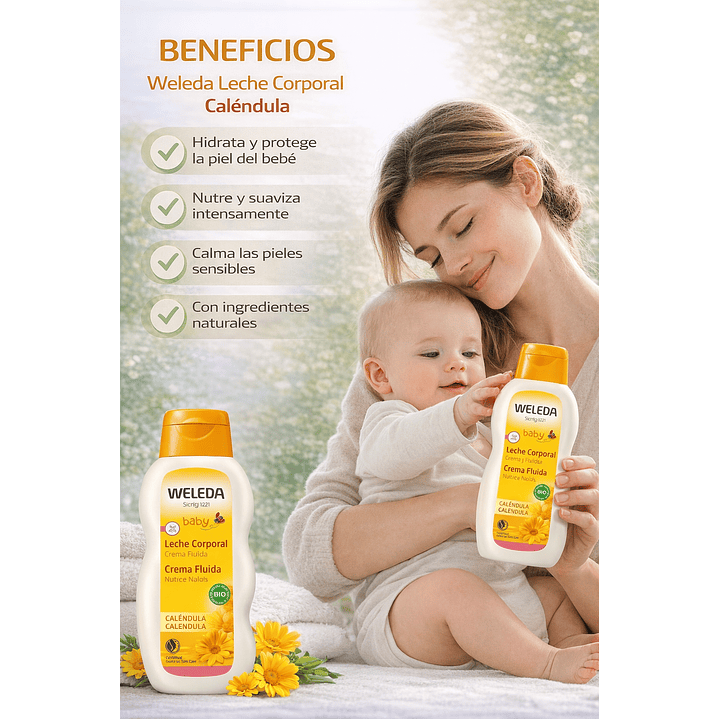 Leche Corporal De Calendula 200 Ml Weleda 5
