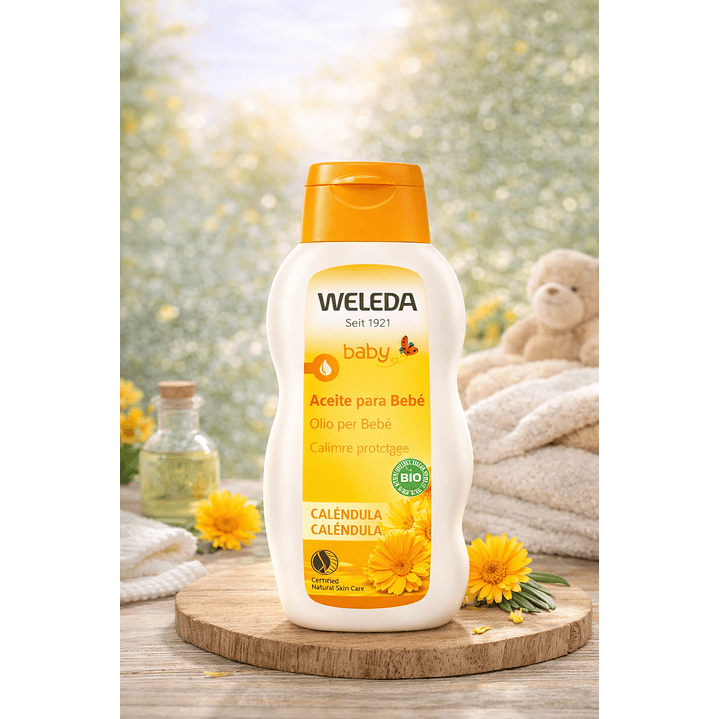 Aceite De Calendula Para Baby Weleda 200ml 5